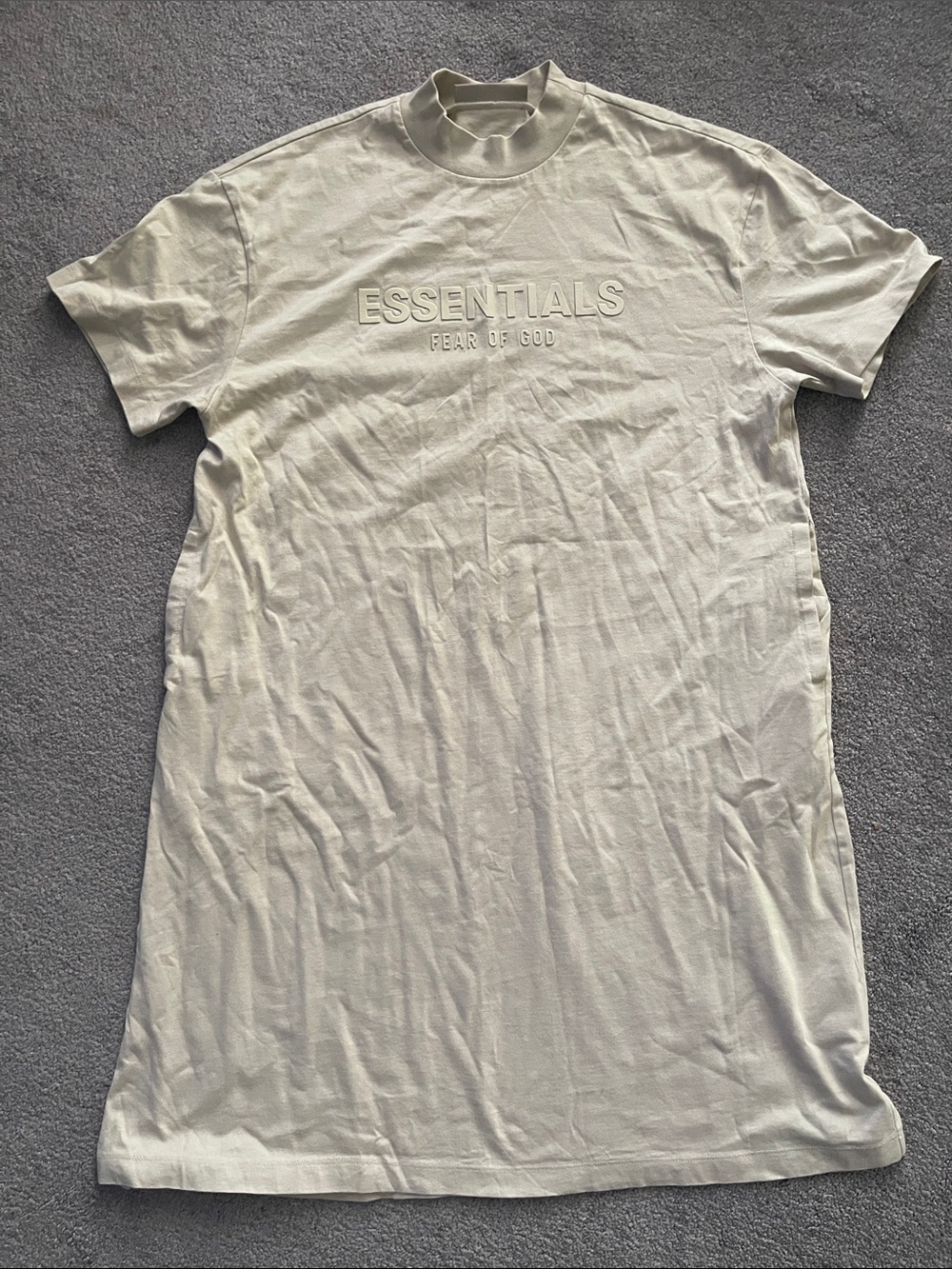 Fear of God Off-White ESSENTIALS Short Sleeve Logo dress